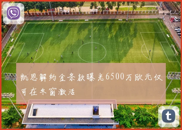 凯恩解约金条款曝光6500万欧元仅可在冬窗激活